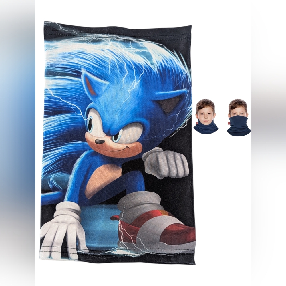 Kids Sonic Neck Gaiter